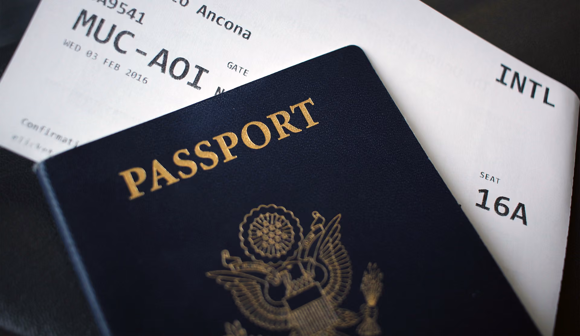 Airline Ticket Illustration